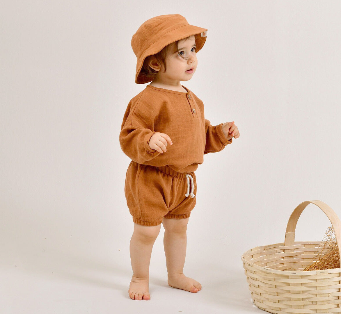 Organic Muslin Shirt & Short Set