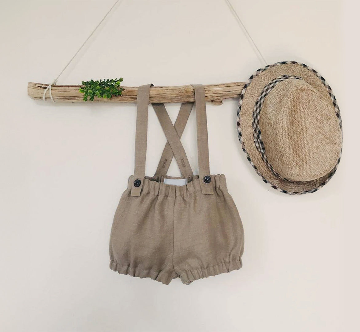 Organic Suspender Shorts